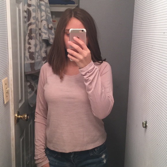 Light-Pink Casual Tee - Picture 1 of 2